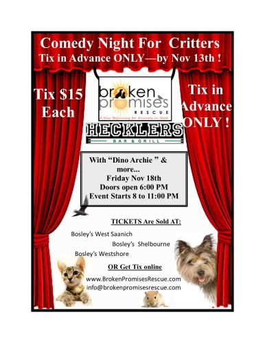 Comedy Night for Critters