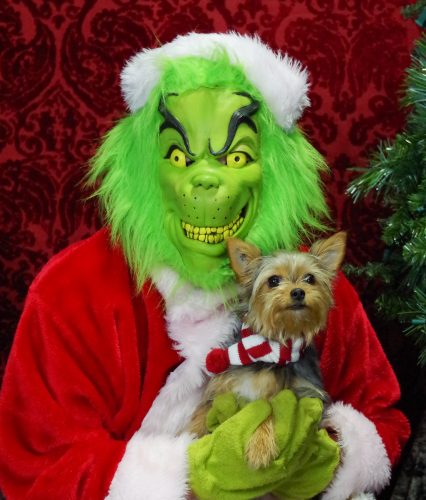 Pet Photo’s with the Grinch !